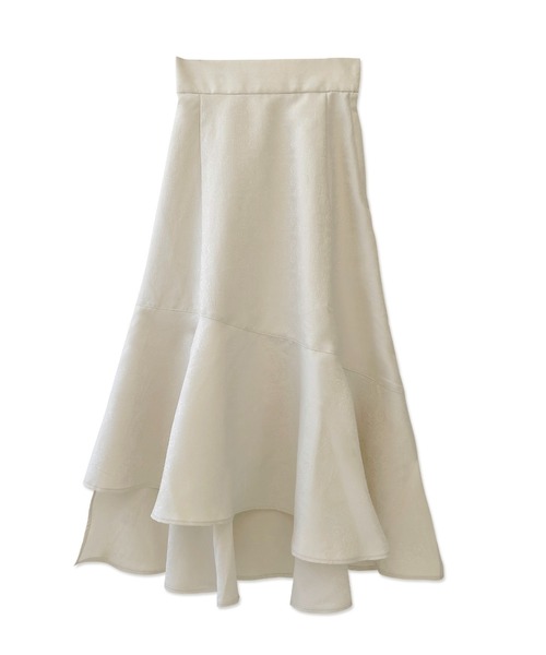 ANDGEEBEE（アンジービー）の「ジャガードラッフルフレアスカート（スカート・レディース・ブラック/ベージュ・MEDIUM）」の20枚目の写真