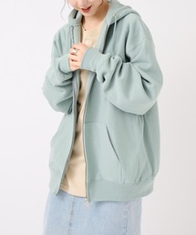 United Athle（ユナイテッドアスレ）の「【United Athle】heavy weight full zip hoodie /ヘビーウェイト フルジップパーカー 12オンス YKK社製 ダブルジップ 羽織 UV対策 裏起毛 ビッグシルエット 5762（パーカー）」