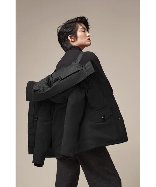CANADA GOOSE（カナダグース）の「＜CANADA GOOSE（カナダグース）＞MONTEBELLO PARKA ダウンジャケット Ψ（ダウンジャケット/コート・レディース・ブラック・M/S）」の6枚目の写真