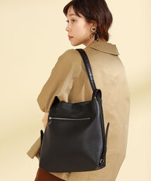 Ray BEAMS | Ray BEAMS / フェイクレザー 2WAY バッグ(トートバッグ)