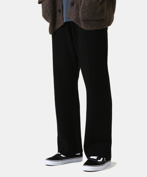BALLAST ARK（バラストアーク）の「BALLAST ARK / バラストアーク：Straight knit Pants：BA04-P001[AST]（スラックス・メンズ・ブラック/グレイッシュベージュ・M/L）」の10枚目の写真