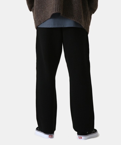 BALLAST ARK（バラストアーク）の「BALLAST ARK / バラストアーク：Straight knit Pants：BA04-P001[AST]（スラックス・メンズ・ブラック/グレイッシュベージュ・M/L）」の12枚目の写真