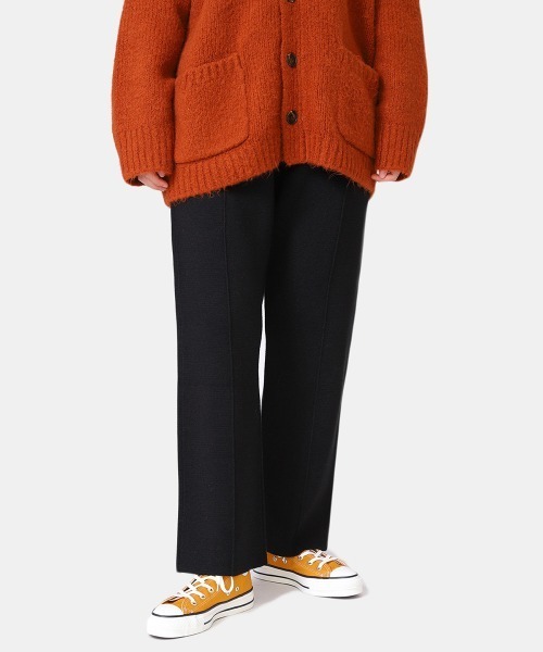 BALLAST ARK（バラストアーク）の「BALLAST ARK / バラストアーク：Straight knit Pants：BA04-P001[AST]（スラックス・メンズ・ブラック/グレイッシュベージュ・M/L）」の14枚目の写真