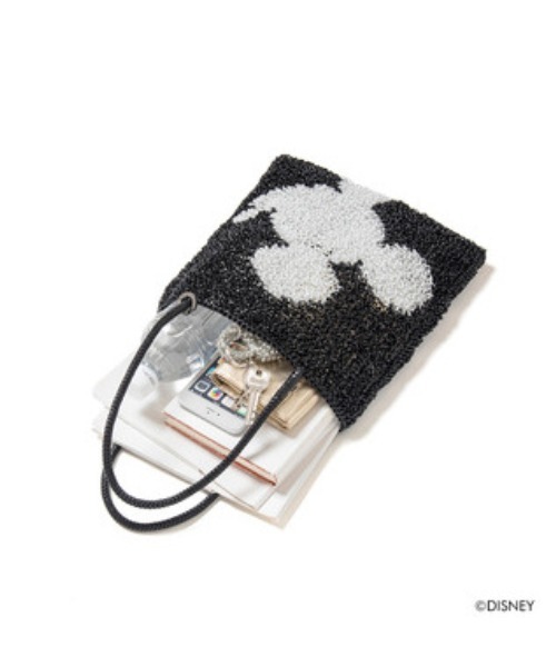 ANTEPRIMA/WIREBAG(アンテプリマワイヤーバッグ)の「ディズニー/ミッキー/ミディアム(ショルダーバッグ・レディース・ブラック×ホワイト・ONE SIZE)」の5枚目の写真