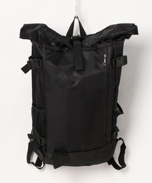 Fun & Daily（ファンアンドデイリー）の「F&D : Nylon Large Backpack（バックパック/リュック・メンズ・ブラック・FREE）」の6枚目の写真