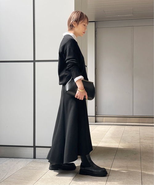 AP STUDIO(エーピーストゥディオ)の「SCENTOF ウールフレアスカート(スカート・レディース・ブラック・38/36)」の4枚目の写真