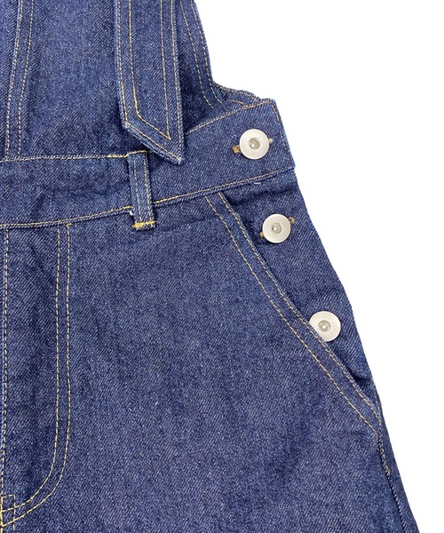 Avvenente(アベネンテ)の「【Avvenente】ストレートデニムオーバーオール(サロペット/オーバーオール・レディース・ブラック/ネイビー・FREE)」の19枚目の写真