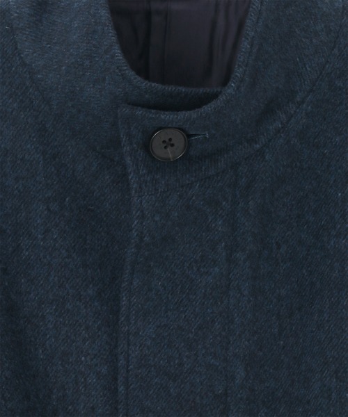 LANVIN en Bleu（ランバンオンブルー）の「シャルムビーバー スタンドカラーコート（その他アウター・メンズ・ブルー・46/48/50）」の6枚目の写真