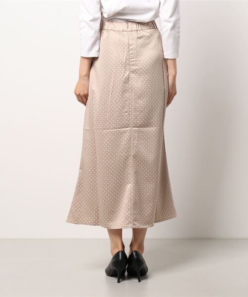 flower（フラワー）の「グロッシードットスカート（スカート・レディース・ブラウン/ベージュ・FREE）」の9枚目の写真