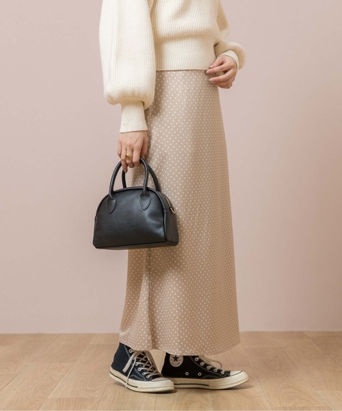 flower（フラワー）の「グロッシードットスカート（スカート・レディース・ブラウン/ベージュ・FREE）」の19枚目の写真