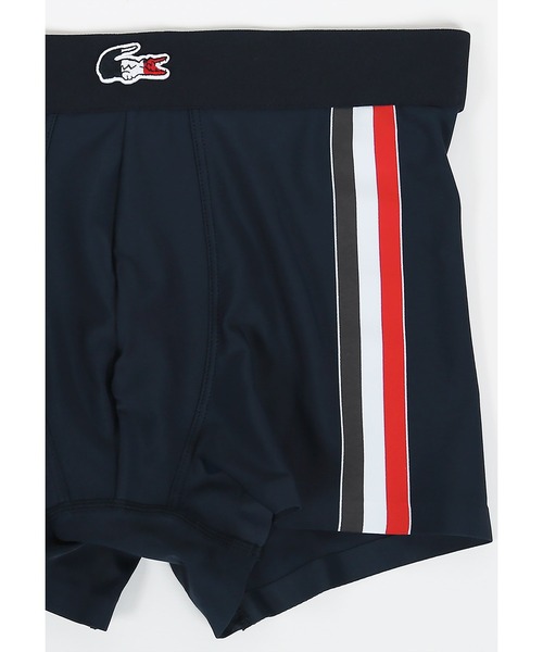 LACOSTE（ラコステ）の「ラコステ LACOSTE ボクサーパンツ メンズ 下着 アンダーウェア ツルツル OLYMPIC GAMES ブランド（ボクサーパンツ・メンズ・ホワイト・LARGE）」の2枚目の写真