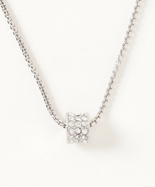Guess（ゲス）の「GUESS/ゲス　ロゴネックレス”G ROUNDS"（ネックレス・レディース・シルバー・FREE）」の5枚目の写真