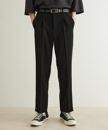 JUNRED | ドレープサージ1タックストレート(スラックス)