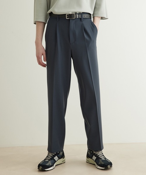 JUNRED（ジュンレッド）の「ドレープサージ1タックストレート（スラックス・メンズ・ブルー系その他4/ブラック/グレー系その他・L/S/M）」の20枚目の写真