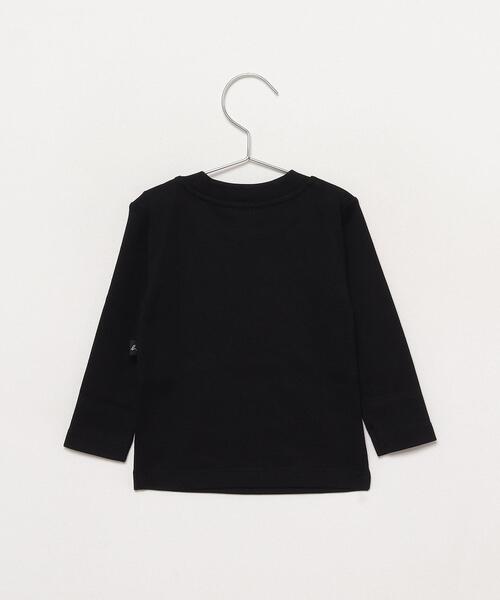 agnes b.(アニエスベー)の「SDG6 L TS ベビー ハートモチーフTシャツ(Tシャツ/カットソー・キッズ・ブラック・1YEAR/2YEAR/18M)」の2枚目の写真