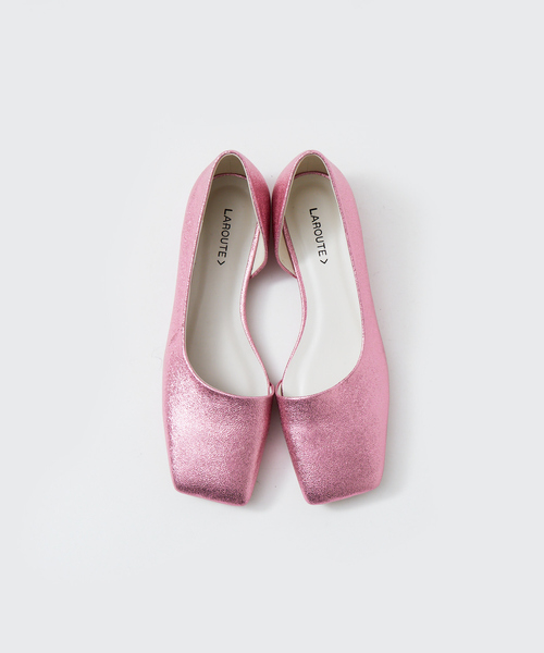 LAROUTE（ラルート）の「【WEB限定】スクエアトゥサイドセパレートパンプス（パンプス・レディース・ブラック/ベージュ/ピンク/その他・38/39/35/36/37）」の10枚目の写真