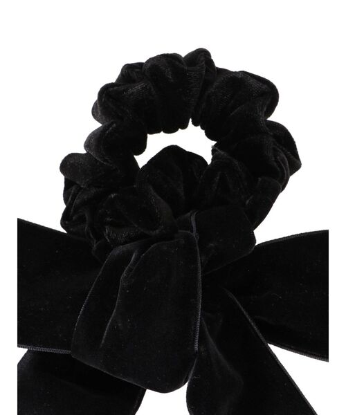 merry jenny（メリージェニー）の「BIGリボンベロアシュシュ（シュシュ・レディース・ブラック/ミント/ベージュ・FREE）」の5枚目の写真