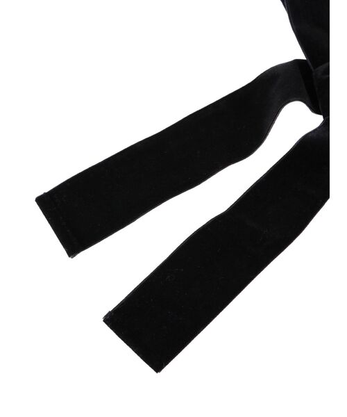 merry jenny（メリージェニー）の「BIGリボンベロアシュシュ（シュシュ・レディース・ブラック/ミント/ベージュ・FREE）」の6枚目の写真