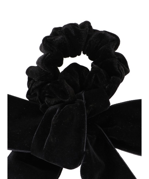 merry jenny（メリージェニー）の「BIGリボンベロアシュシュ（シュシュ・レディース・ブラック/ミント/ベージュ・FREE）」の11枚目の写真