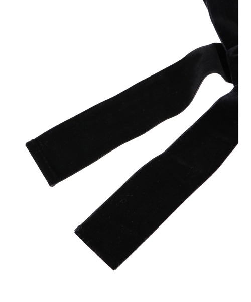 merry jenny（メリージェニー）の「BIGリボンベロアシュシュ（シュシュ・レディース・ブラック/ミント/ベージュ・FREE）」の12枚目の写真