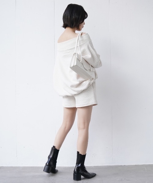 VRIA CHARME(バリアシャルム)の「ビッグワッフルショートパンツ(その他パンツ・レディース・オフホワイト・FREE)」の14枚目の写真