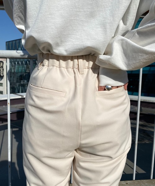 CIAOPANIC（チャオパニック）の「セットアップセンタープレスパンツ（スラックス・レディース・イエロー/ブルー/アイボリー・SMALL/MEDIUM）」の22枚目の写真