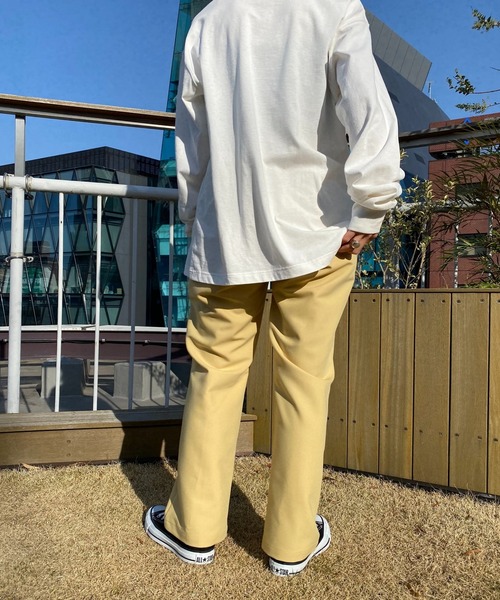 CIAOPANIC（チャオパニック）の「セットアップセンタープレスパンツ（スラックス・レディース・イエロー/ブルー/アイボリー・SMALL/MEDIUM）」の13枚目の写真