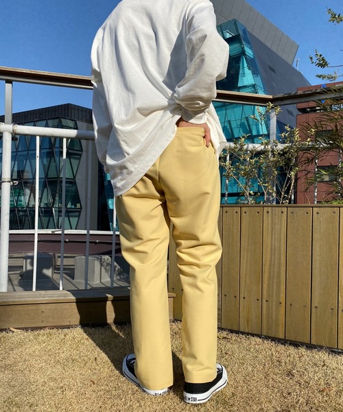 CIAOPANIC（チャオパニック）の「セットアップセンタープレスパンツ（スラックス・レディース・イエロー/ブルー/アイボリー・SMALL/MEDIUM）」の12枚目の写真