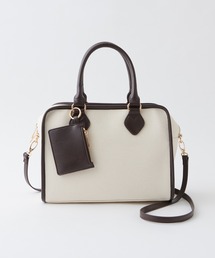 natural couture | バイカラーボストンバッグ(ボストンバッグ)