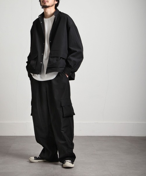 UNCORD（アンコード）の「【UNCORD】BALLOON WIDE LOOSER CARGOPANTS/バルーンワイドルーザー　カーゴパンツ（カーゴパンツ・メンズ・ブラック/カーキ/ベージュ・MEDIUM/LARGE/X-LARGE）」の5枚目の写真