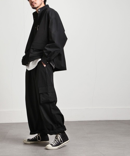 UNCORD（アンコード）の「【UNCORD】BALLOON WIDE LOOSER CARGOPANTS/バルーンワイドルーザー　カーゴパンツ（カーゴパンツ・メンズ・ブラック/カーキ/ベージュ・MEDIUM/LARGE/X-LARGE）」の6枚目の写真