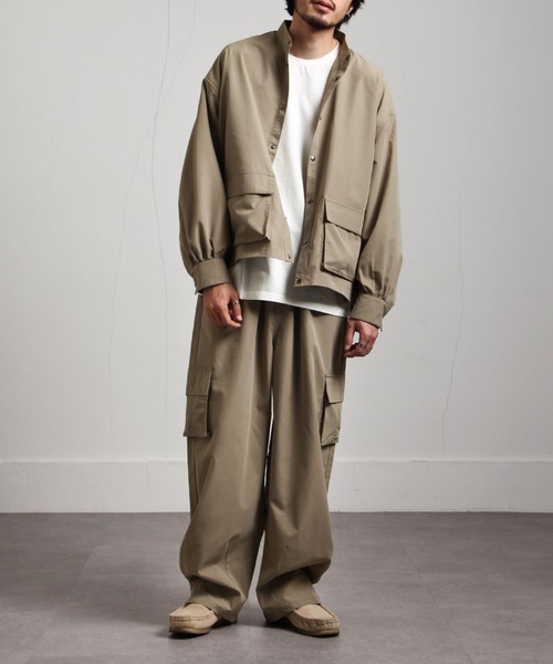 UNCORD（アンコード）の「【UNCORD】BALLOON WIDE LOOSER CARGOPANTS/バルーンワイドルーザー　カーゴパンツ（カーゴパンツ・メンズ・ブラック/カーキ/ベージュ・MEDIUM/LARGE/X-LARGE）」の14枚目の写真