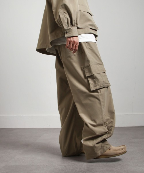 UNCORD（アンコード）の「【UNCORD】BALLOON WIDE LOOSER CARGOPANTS/バルーンワイドルーザー　カーゴパンツ（カーゴパンツ・メンズ・ブラック/カーキ/ベージュ・MEDIUM/LARGE/X-LARGE）」の15枚目の写真