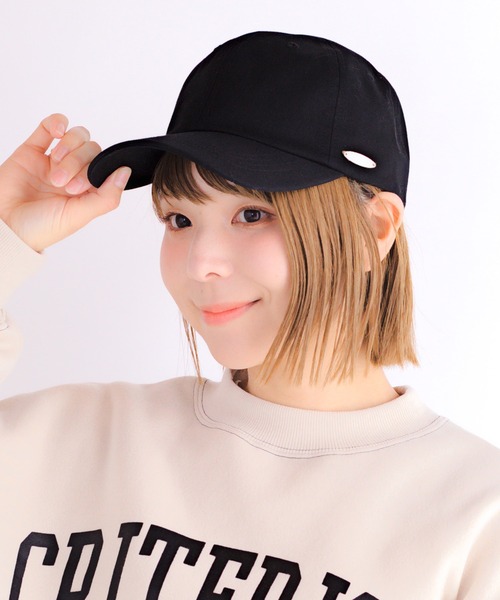 14+（イチヨンプラス）の「ゴールドタグキャップ（キャップ・レディース・オフホワイト/モカ/ブラック/ベージュ・FREE）」の17枚目の写真