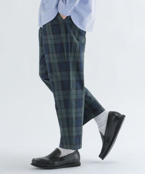 SHIPS any(シップス エニィ)の「SHIPS any: Kinloch Anderson チェック イージーパンツ◇(その他パンツ・メンズ・グレー/オリーブ・SMALL/MEDIUM/LARGE)」の2枚目の写真