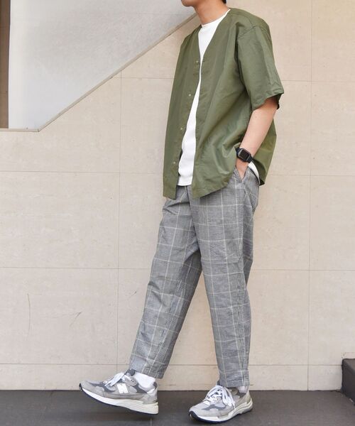 SHIPS any(シップス エニィ)の「SHIPS any: Kinloch Anderson チェック イージーパンツ◇(その他パンツ・メンズ・グレー/オリーブ・SMALL/MEDIUM/LARGE)」の7枚目の写真