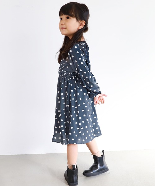 キッズ 親子お揃いネイビードットワンピース ワンピース Coca Coca コカ のファッション通販 Zozotown