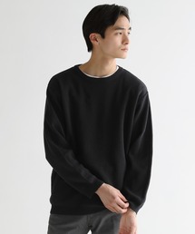 TCミラノリブクルーネックニット