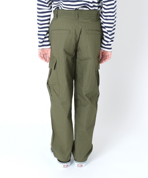 GLAZOS（グラソス）の「[ワイドテーパード]コットンリップ・カーゴパンツ（カーゴパンツ・キッズ・ネイビー/カーキ・130cm/140cm/150cm/160cm/170cm）」の7枚目の写真