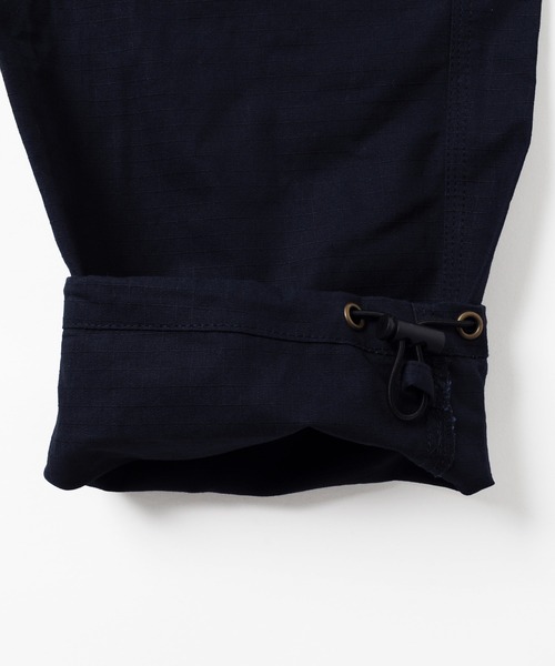 GLAZOS（グラソス）の「[ワイドテーパード]コットンリップ・カーゴパンツ（カーゴパンツ・キッズ・ネイビー/カーキ・130cm/140cm/150cm/160cm/170cm）」の6枚目の写真