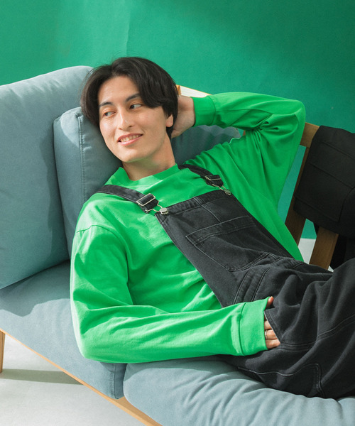 HEYUMM（ヘユム）の「オーバーサイズルーズデニムサロペット（サロペット/オーバーオール・レディース・ブラック/インディゴブルー/ライトインディゴブルー・ONE）」の21枚目の写真