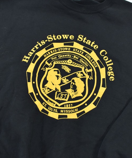 VINTAGE（ヴィンテージ）の「【ヴィンテージ古着】Harris-Stowe State College クルーネックスウェット（スウェット・メンズ・ブラック・X-LARGE）」の3枚目の写真
