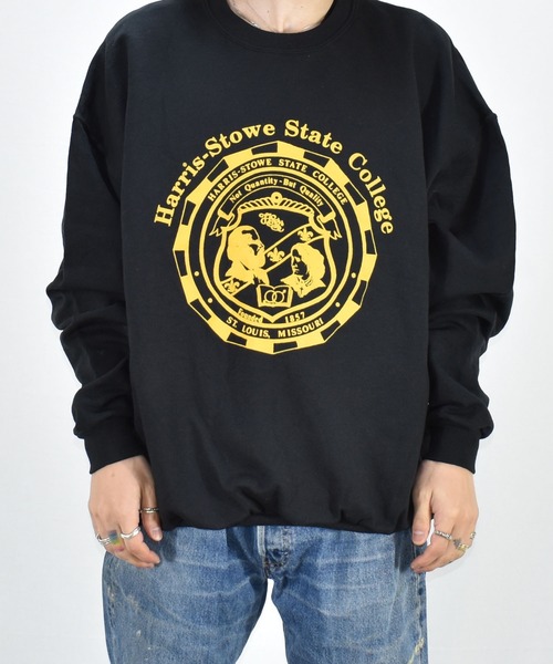VINTAGE（ヴィンテージ）の「【ヴィンテージ古着】Harris-Stowe State College クルーネックスウェット（スウェット・メンズ・ブラック・X-LARGE）」の6枚目の写真