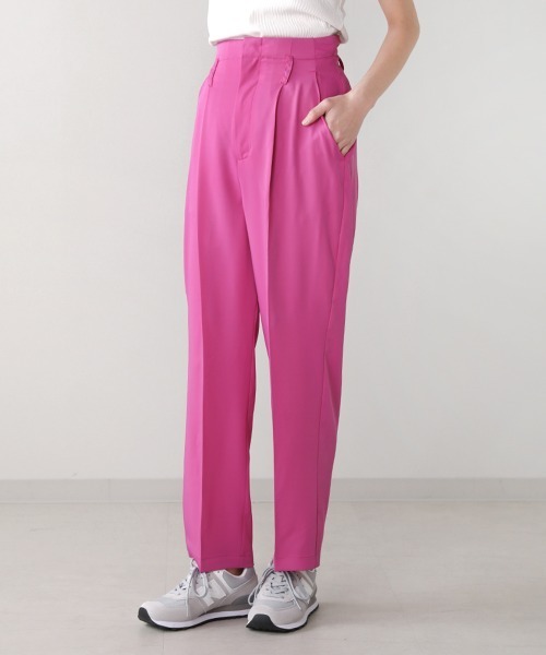 Bou Jeloud(ブージュルード)の「【WEB限定】センタータックテーパードパンツ(その他パンツ・レディース・ブラック/ピンク/ブルー/グリーン・38)」の22枚目の写真