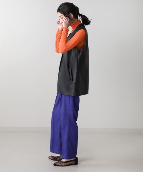 Bou Jeloud(ブージュルード)の「【WEB限定】センタータックテーパードパンツ(その他パンツ・レディース・ブラック/ピンク/ブルー/グリーン・38)」の9枚目の写真