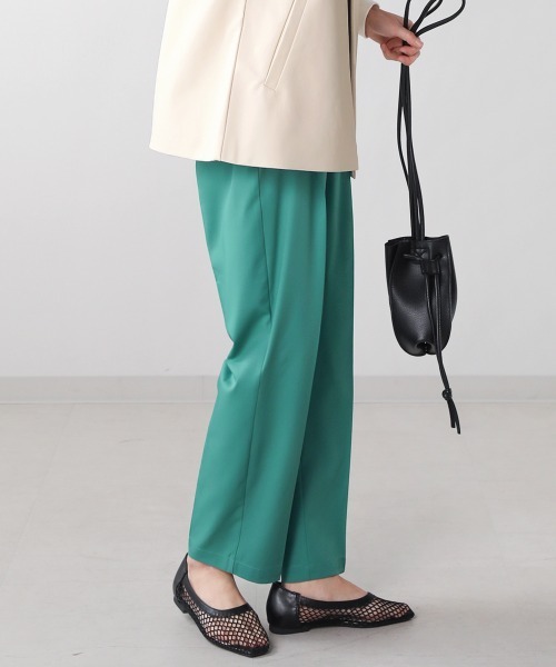 Bou Jeloud(ブージュルード)の「【WEB限定】センタータックテーパードパンツ(その他パンツ・レディース・ブラック/ピンク/ブルー/グリーン・38)」の12枚目の写真