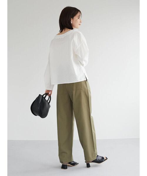 Green　Parks（グリーンパークス）の「ドビーワークパンツ（その他パンツ・レディース・カーキ/キャメル/ホワイト系その他2・M/L）」の9枚目の写真