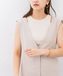 KBF | illi　ランダムリブタンクトップ(タンクトップ)