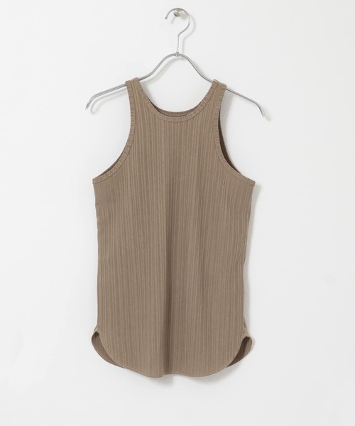 KBF（ケイビーエフ）の「illi　ランダムリブタンクトップ（タンクトップ・レディース・アイボリー/ブラック/モカ・ONE）」の13枚目の写真