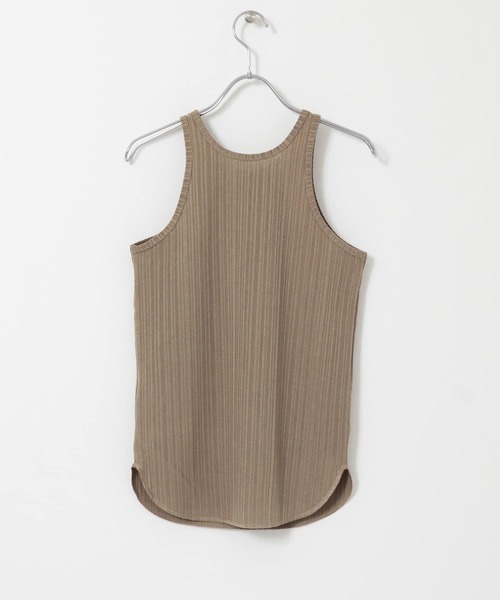 KBF（ケイビーエフ）の「illi　ランダムリブタンクトップ（タンクトップ・レディース・アイボリー/ブラック/モカ・ONE）」の14枚目の写真